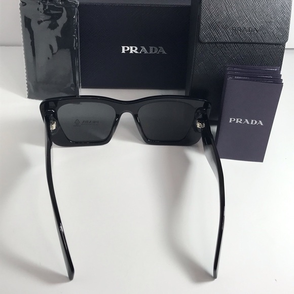 💯Authentic- New - PRADA PR 08YS SYMBOLE SUNGLASSES
BLACK - Picture 8 of 12